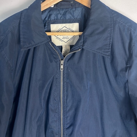 St. John's Bay Blue Windbreaker Jacket - Picture 5 of 7
